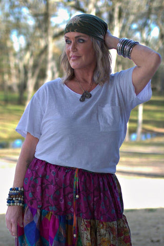 Parchment Luna Mae Dance Tee by Jaded Gypsy