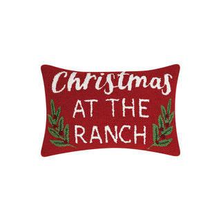 Christmas At The Ranch Hook Pillow