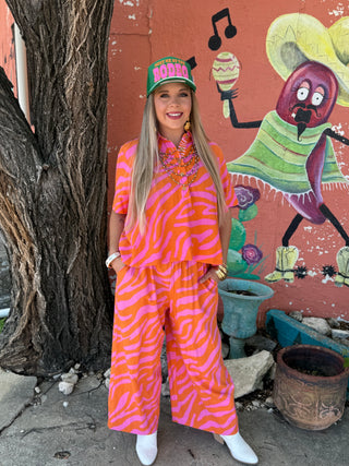 Tangerine Trail Popover Top by Ivy Jane