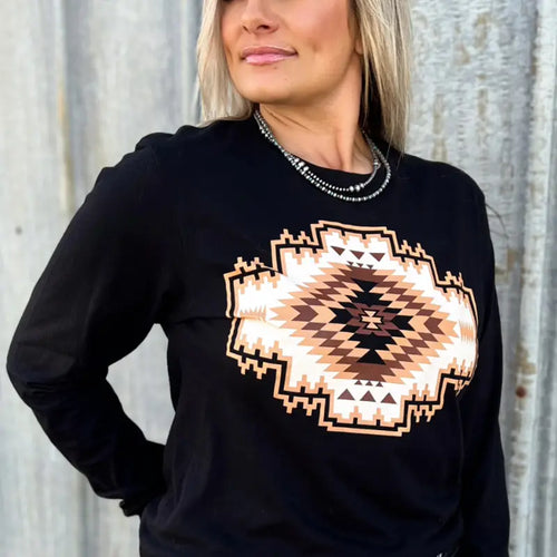 Navajo Rug Long Sleeve Tee