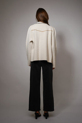 Western Romance Sweater Jacket