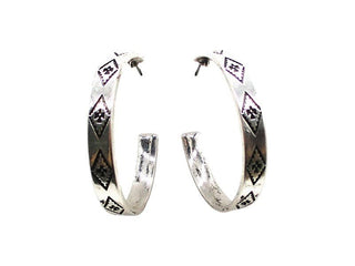 Bad Cowgirl Hoop Earrings