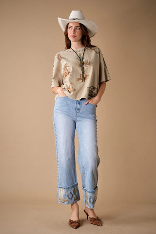 Studded On Em Graphic Tee