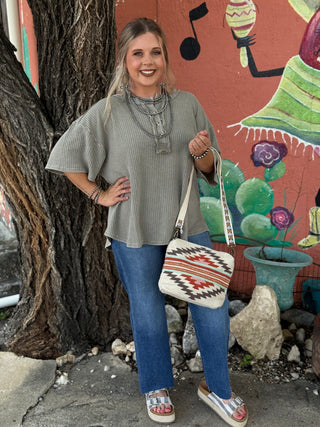 High Rise Wide Leg Mica Jeans