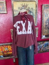 Load image into Gallery viewer, Texas Knit Sweater in Wine