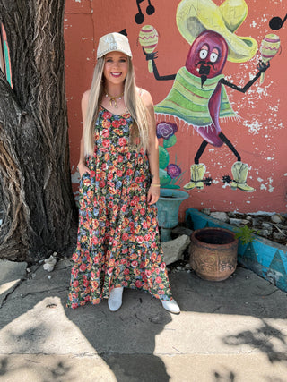 Scarlet Rose Maxi Dress