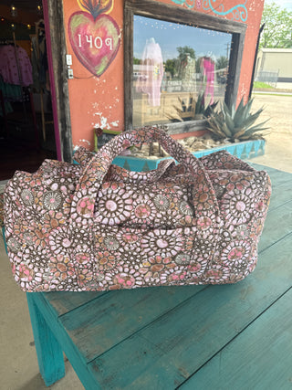 Creole Pink Gems Duffle Bag