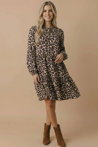 The Fierce Leopard  Dress With Pockets