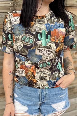 Retro Rodeo Nights Top