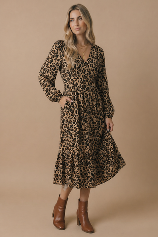 The Carlee leopard Dress