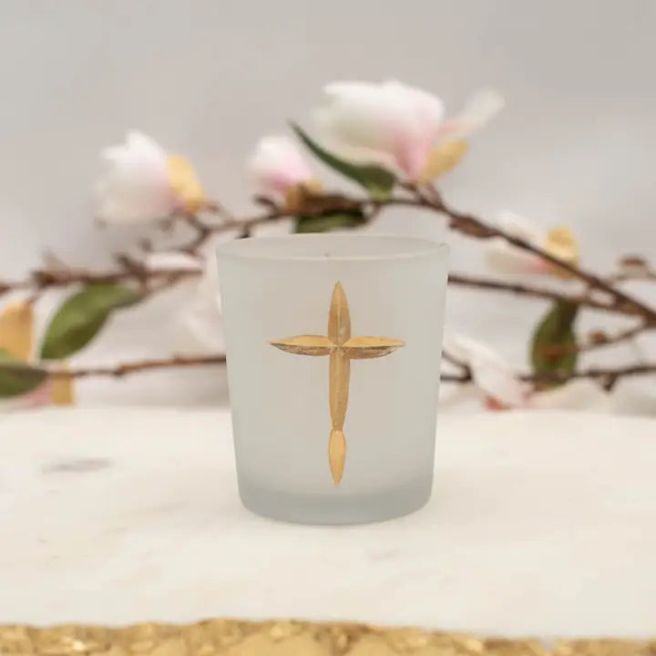 Cruix Frosted Glass Votive