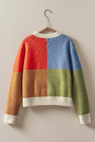 Sunset Horse Intarsia Wool-Blend Sweater