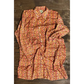 Peach Floral Meadow Strolls Duster by Jaded Gypsy