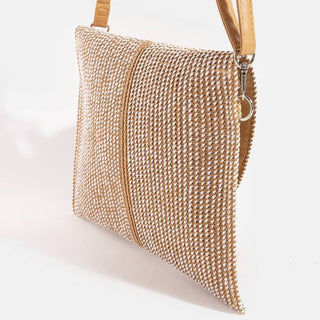 Amelia Paper Woven Clutch Bag