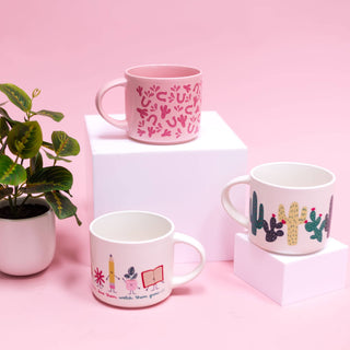Western Icons Ceramic Mug - Pink