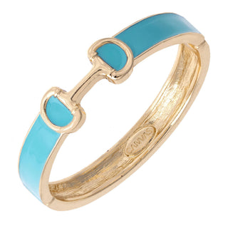 Light Blue Majesty Horsebit Bangle