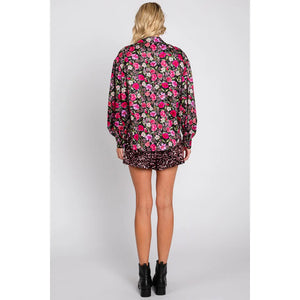 Andi Floral Button Up Blouse