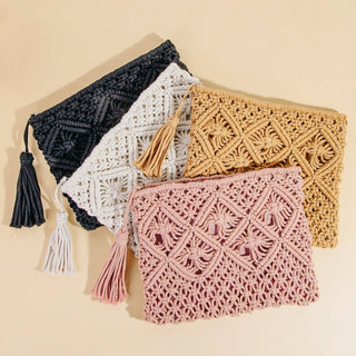 Daphne Tassel Clutch Bag
