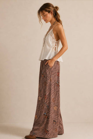 Western Wide Leg Pants