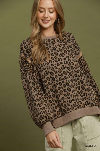 Ruth Leopard  Pullover