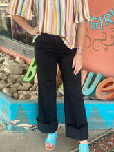 Load image into Gallery viewer, Judy Blue Highwaist Reto Wide Leg Cuff Jeans