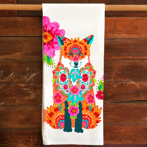 Fox Kitchen Tea Towel