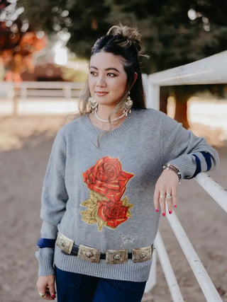 Rosita Frosted Holly Sweater by Rodeo Quincy