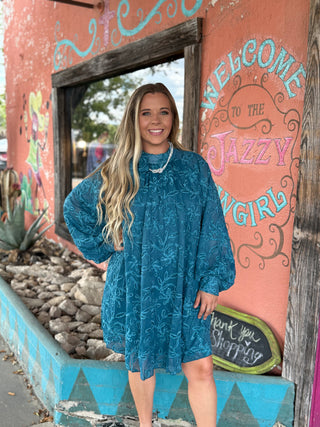 Teal Me About It Dress