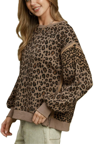 Ruth Leopard  Pullover