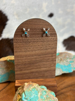 Arrow Turquoise Stud Earrings
