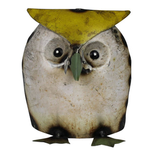Twilight Guardian Reclaimed Metal Owl