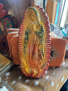 Clay Lady Guadalupe Plaque