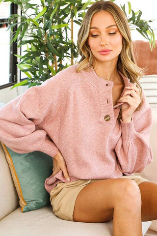 Rosy Ranchland Sweater
