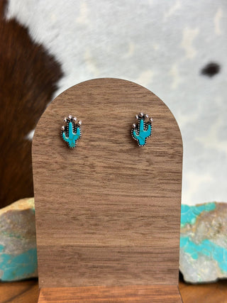 Cactus Stud Earrings