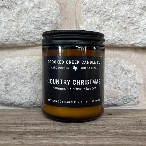 Country Christmas Candle