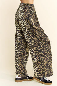 Jewel Printed Leopard Pants