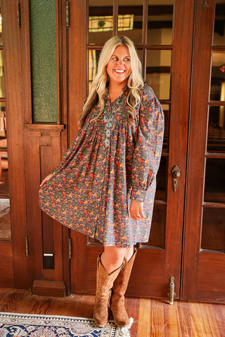 The Navy Mustang Dress by Layerz Clothing