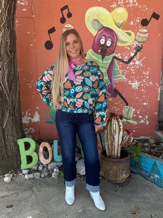 Retro Ornament Sweatshirt by Ivy Jane