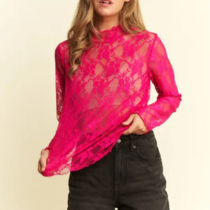 Callie Floral Lace Top