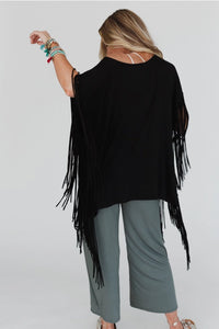 Showstopper Fringe Top