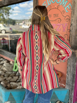 Desert Dawn Serape Shacket