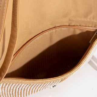Amelia Paper Woven Clutch Bag