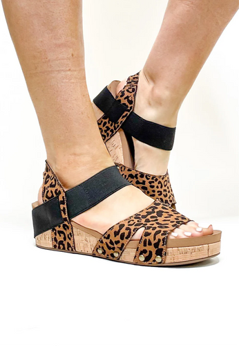 Better With Time Leopard Sandals by Corkys