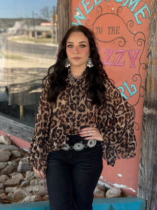 Savannah Wild Chiffon Blouse
