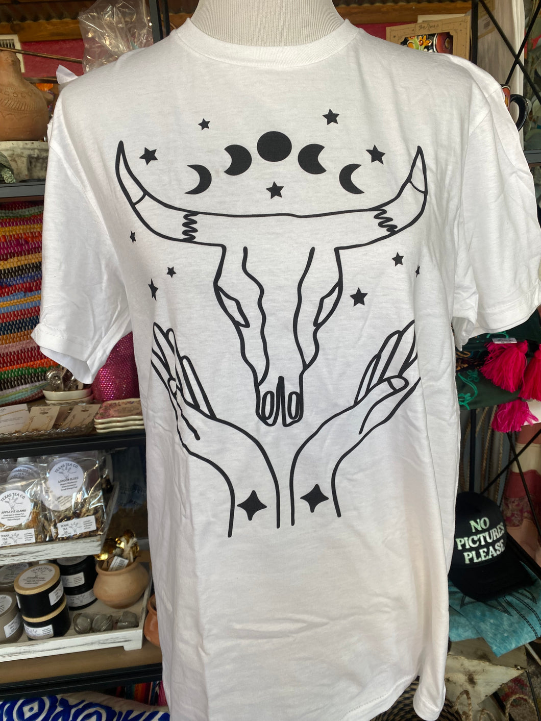 Boho Cow Skull Tee