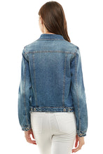 Load image into Gallery viewer, Stretchy Casual Denim Jacket