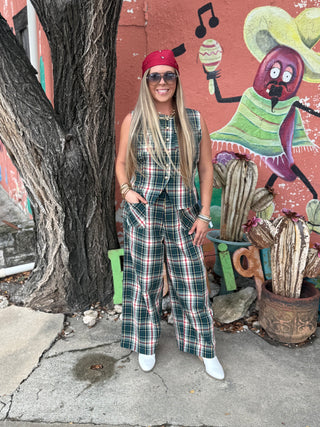 Hunter Plaid Patch Pocket Pants