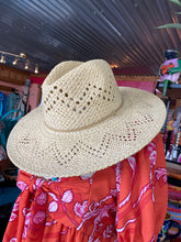 Load image into Gallery viewer, Wide Brim Straw Hat