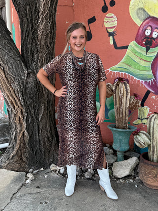 YOLO Leopard Print Dress