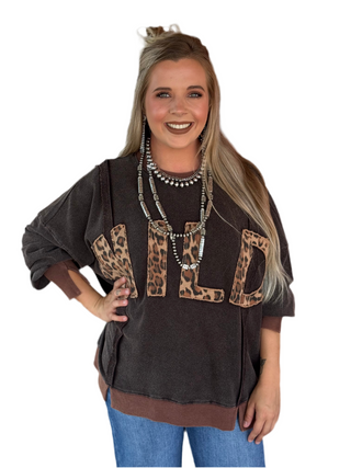 Taos Oversized Washed Pullover by Easel
